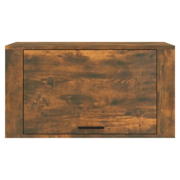 vidaXL Παπουτσοθήκη Επιτοίχια Καπν. Δρυς 70x35x38cm Μασίφ Ξύλο Πεύκου