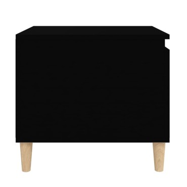 vidaXL Τραπεζάκι Σαλονιού Μαύρο 100x50x45cm Επεξεργασμένο Ξύλο 1 τεμ.