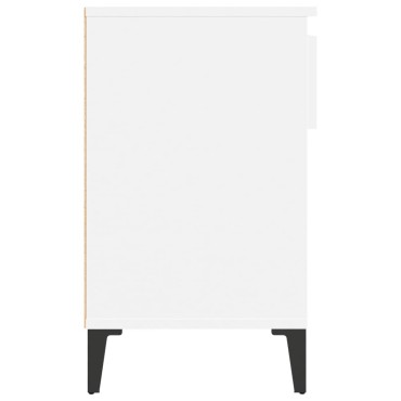 vidaXL Παπουτσοθήκη Λευκή 102x36x60cm από Επεξεργασμένο Ξύλο