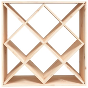 vidaXL Κάβα Κρασιών 62x25x62cm από Μασίφ Ξύλο Πεύκου 1 τεμ.