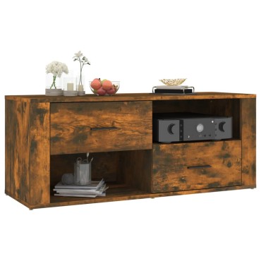 vidaXL Έπιπλο Τηλεόρασης Καπνιστή Δρυς 100x35x40cm Επεξ. Ξύλο