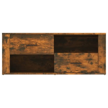 vidaXL Έπιπλο Τηλεόρασης Καπνιστή Δρυς 100x35x40cm Επεξ. Ξύλο