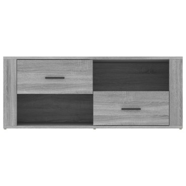 vidaXL Έπιπλο Τηλεόρασης Γκρι Sonoma 100x35x40cm από Επεξεργ. Ξύλο