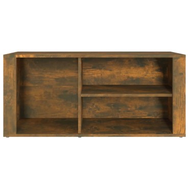 vidaXL Παπουτσοθήκη Καπνιστή Δρυς 100x35x45cm από Επεξεργασμένο Ξύλο