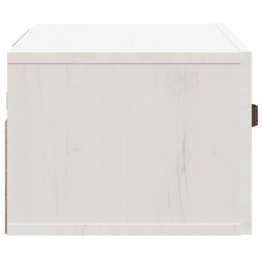 vidaXL Κομοδίνα Επιτοίχια 2 τεμ. Λευκά 40x29,5x22cm