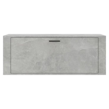 vidaXL Παπουτσοθήκη Γκρι Σκυροδέματος 100x35x38cm Επεξεργασμένο Ξύλο