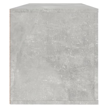 vidaXL Παπουτσοθήκη Γκρι Σκυροδέματος 100x35x38cm Επεξεργασμένο Ξύλο