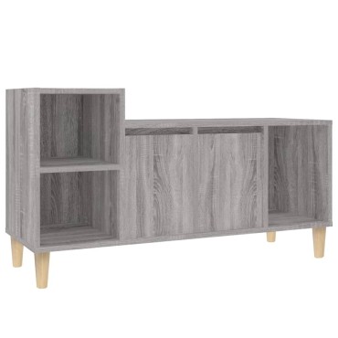 vidaXL Έπιπλο Τηλεόρασης Γκρι Sonoma 100x35x55cm από Επεξεργ. Ξύλο