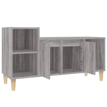 vidaXL Έπιπλο Τηλεόρασης Γκρι Sonoma 100x35x55cm από Επεξεργ. Ξύλο