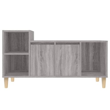 vidaXL Έπιπλο Τηλεόρασης Γκρι Sonoma 100x35x55cm από Επεξεργ. Ξύλο