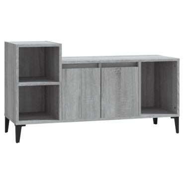 vidaXL Έπιπλο Τηλεόρασης Γκρι Sonoma 100x35x55cm από Επεξεργ. Ξύλο