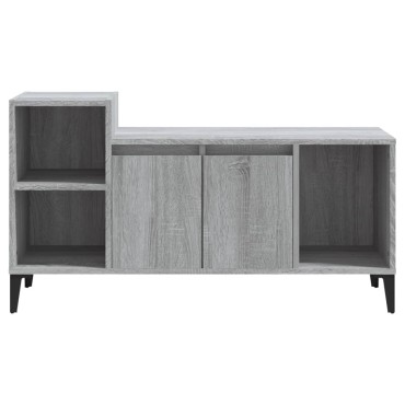 vidaXL Έπιπλο Τηλεόρασης Γκρι Sonoma 100x35x55cm από Επεξεργ. Ξύλο
