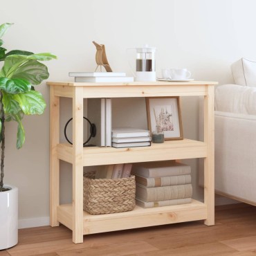 vidaXL Τραπέζι Κονσόλα 80x40x74cm από Μασίφ Ξύλο Πεύκου 1 τεμ.