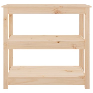 vidaXL Τραπέζι Κονσόλα 80x40x74cm από Μασίφ Ξύλο Πεύκου 1 τεμ.
