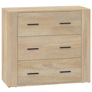 vidaXL Ντουλάπι Sonoma Δρυς 80x33x70cm από Επεξεργασμένο Ξύλο 1 τεμ.