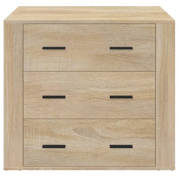 vidaXL Ντουλάπι Sonoma Δρυς 80x33x70cm από Επεξεργασμένο Ξύλο 1 τεμ.