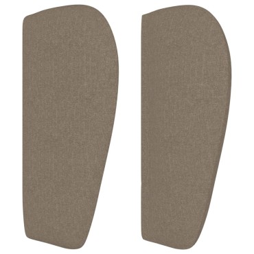 vidaXL Κεφαλάρι με Πτερύγια Taupe 93x23x78/88cm Υφασμάτινο 1 τεμ.