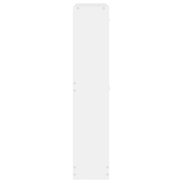 vidaXL Παπουτσοθήκη Λευκή 59x17x81cm από Επεξεργασμένο Ξύλο