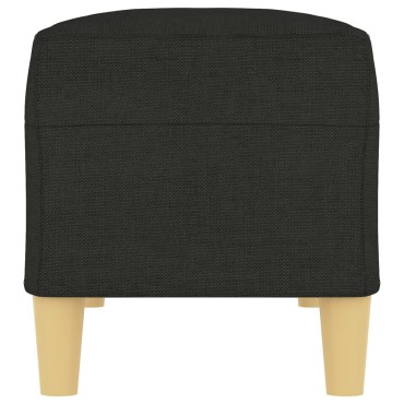 vidaXL Πάγκος Μαύρος 100x35x41cm Υφασμάτινος 1 τεμ.