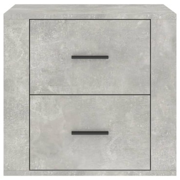 vidaXL Κομοδίνα Γκρι Σκυροδέματος 50x39x47cm