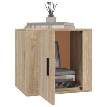 vidaXL Κομοδίνο Sonoma Δρυς 50x39x47cm 1 τεμ.