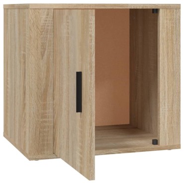 vidaXL Κομοδίνο Sonoma Δρυς 50x39x47cm 1 τεμ.