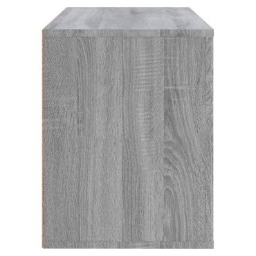 vidaXL Παπουτσοθήκη Γκρι Sonoma 80x35x45cm από Επεξεργασμένο Ξύλο