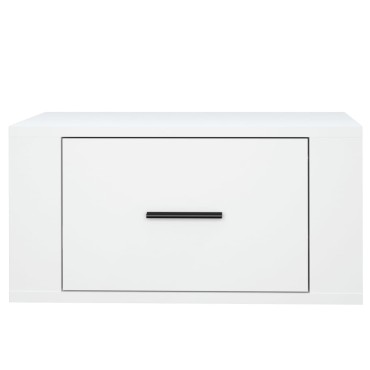 vidaXL Κομοδίνα Επιτοίχια 2 τεμ. Λευκά 50x36x25cm