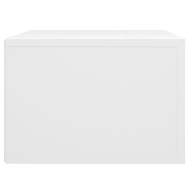 vidaXL Κομοδίνα Επιτοίχια 2 τεμ. Λευκά 50x36x25cm