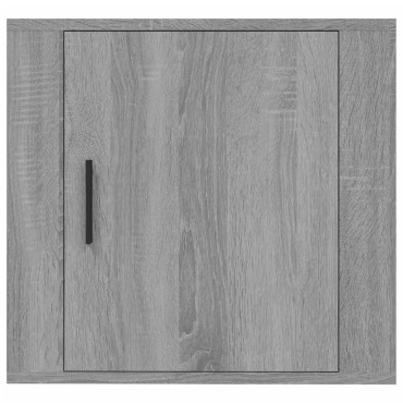 vidaXL Κομοδίνα Επιτοίχια Γκρι Sonoma 50x30x47cm 1 τεμ.