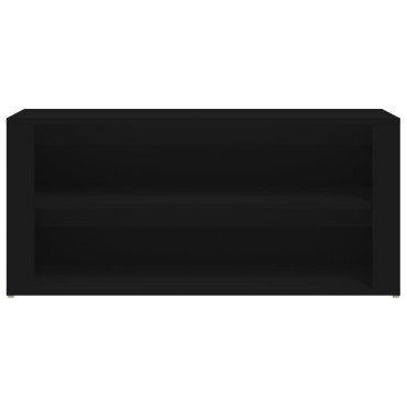 vidaXL Παπουτσοθήκη Μαύρη 100x35x45cm από Επεξεργασμένο Ξύλο