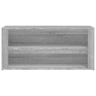 vidaXL Παπουτσοθήκη Γκρι Sonoma 100x35x45cm από Επεξεργασμένο Ξύλο