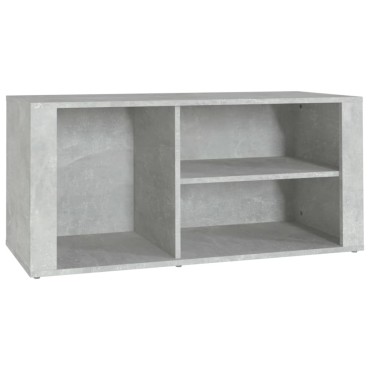 vidaXL Παπουτσοθήκη Γκρι Σκυροδέματος 100x35x45cm Επεξεργασμένο Ξύλο
