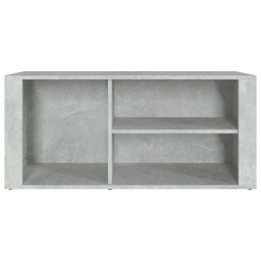 vidaXL Παπουτσοθήκη Γκρι Σκυροδέματος 100x35x45cm Επεξεργασμένο Ξύλο