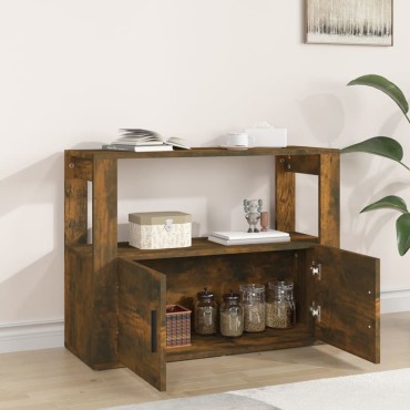 vidaXL Ντουλάπι Καπνιστή Δρυς 80x30x60cm από Επεξεργασμένο Ξύλο 1 τεμ.