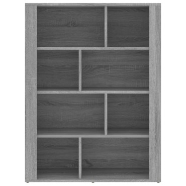 vidaXL Ντουλάπι Γκρι Sonoma 80x30x106cm από Επεξεργασμένο Ξύλο 1 τεμ.