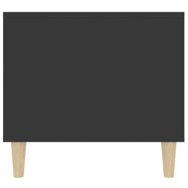 vidaXL Τραπεζάκι Σαλονιού Μαύρο 90x49x45cm Επεξεργασμένο Ξύλο 1 τεμ.