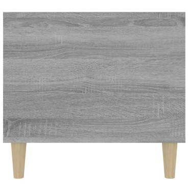 vidaXL Τραπεζάκι Σαλονιού Γκρι Sonoma 90x49x45cmΕπεξεργασμένο Ξύλο 1 τεμ.