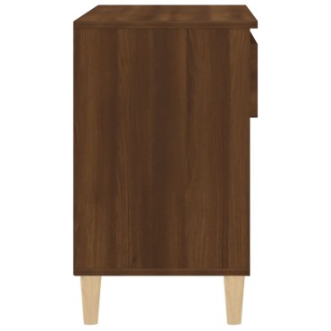 vidaXL Παπουτσοθήκη Καφέ Δρυς 70x36x60cm από Επεξεργασμένο Ξύλο