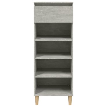 vidaXL Παπουτσοθήκη Γκρι Σκυροδέματος 40x36x105cm Επεξεργασμένο Ξύλο