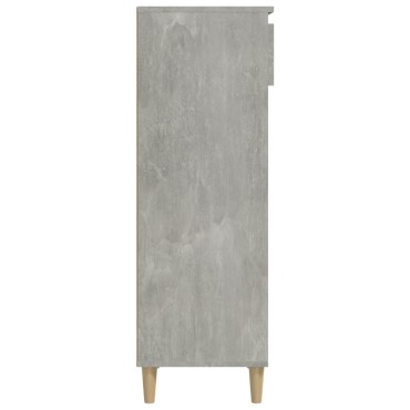 vidaXL Παπουτσοθήκη Γκρι Σκυροδέματος 40x36x105cm Επεξεργασμένο Ξύλο