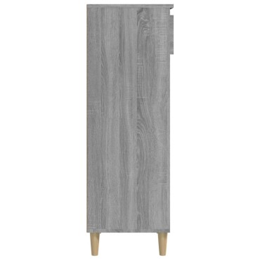 vidaXL Παπουτσοθήκη Γκρι Sonoma 40x36x105cm από Επεξεργασμένο Ξύλο