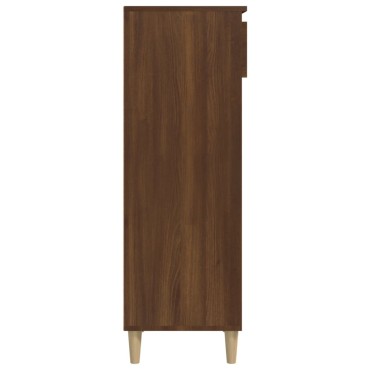 vidaXL Παπουτσοθήκη Καφέ Δρυς 40x36x105cm από Επεξεργασμένο Ξύλο