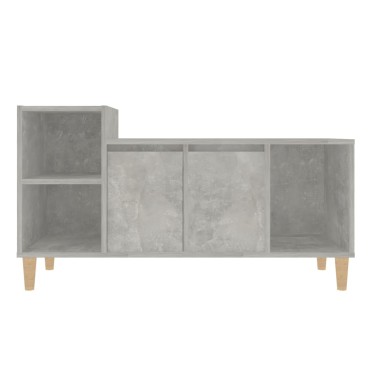 vidaXL Έπιπλο Τηλεόρασης Γκρι Σκυρ. 100x35x55cm Επεξ. Ξύλο