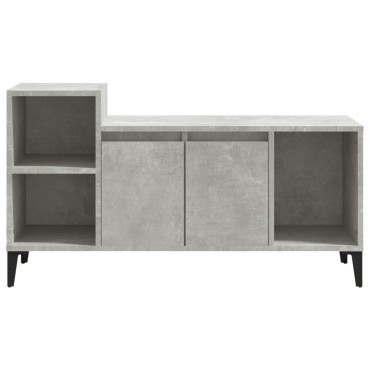 vidaXL Έπιπλο Τηλεόρασης Γκρι Σκυρ. 100x35x55cm Επεξ. Ξύλο