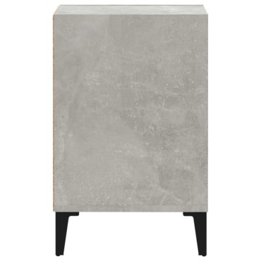 vidaXL Έπιπλο Τηλεόρασης Γκρι Σκυρ. 100x35x55cm Επεξ. Ξύλο