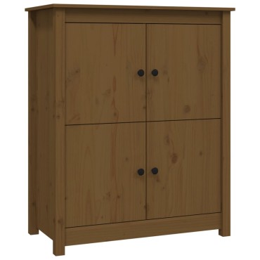 vidaXL Ντουλάπι Καφέ Μελί 83x41,5x100cm από Μασίφ Ξύλο Πεύκου 1 τεμ.
