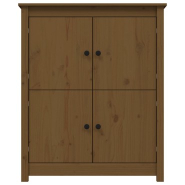 vidaXL Ντουλάπι Καφέ Μελί 83x41,5x100cm από Μασίφ Ξύλο Πεύκου 1 τεμ.