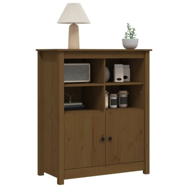 vidaXL Ντουλάπι Καφέ Μέλι 83x41,5x100cm από Μασίφ Ξύλο Πεύκου 1 τεμ.
