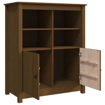 vidaXL Ντουλάπι Καφέ Μέλι 83x41,5x100cm από Μασίφ Ξύλο Πεύκου 1 τεμ.